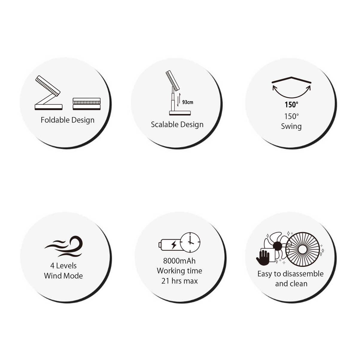 inno3C i-RF5 折疊伸縮風扇, , large image number 0